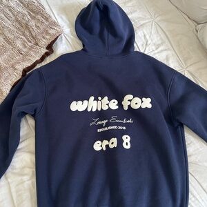 White Fox NavyBlue Hoodie